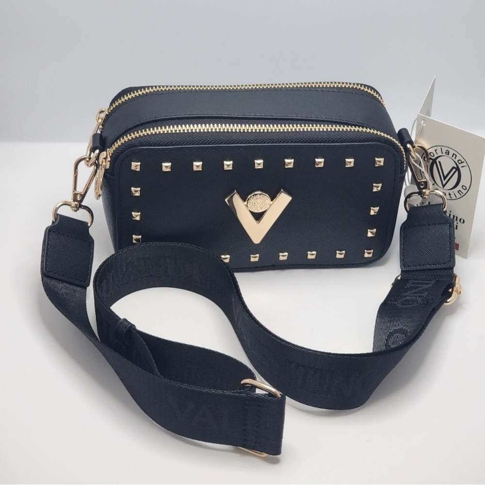 Valentino Orlandi V Studded Crossbody